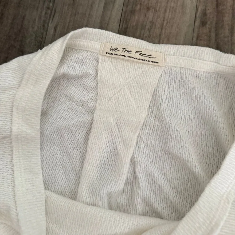 Free People Snowy Thermal slouchy top